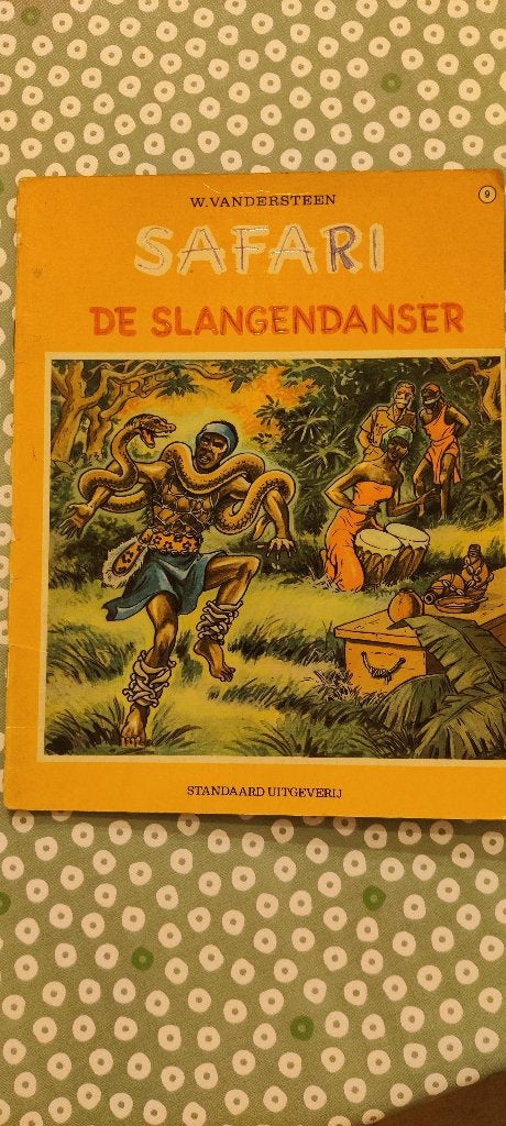 Safari - 9 - De slangendanser, Livres, BD, Willy Vandersteen, Une BD, Enlèvement, Utilisé