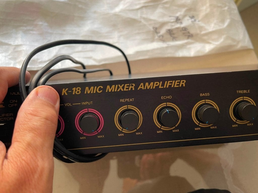 SPACETECH K-18 MIC MIXER AMPLIFIER, Ophalen of Verzenden, Gebruikt, Multi-effect