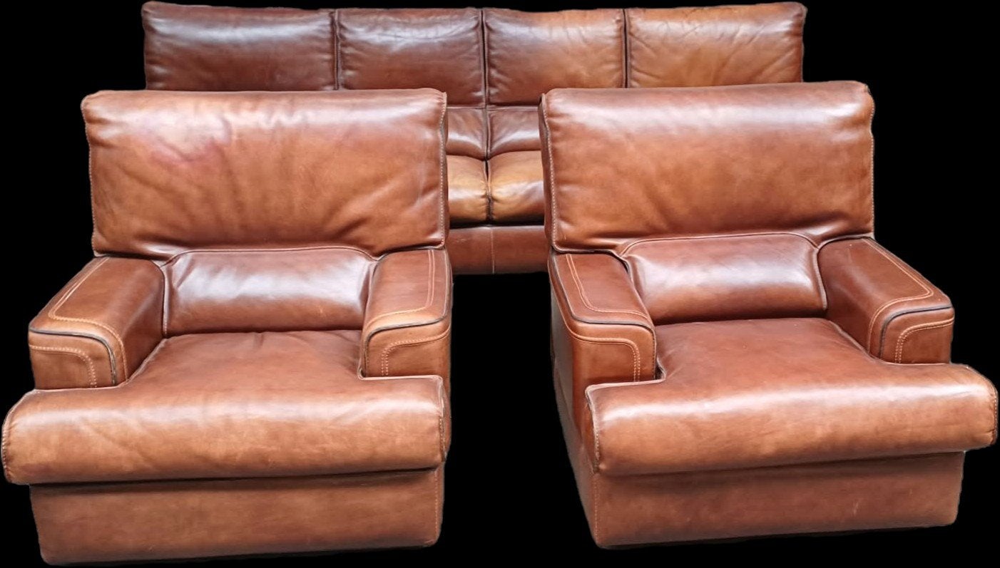 Magnifique ensemble de fauteuils en cuir Ralph Lauren, Animaux & Accessoires, Enlèvement