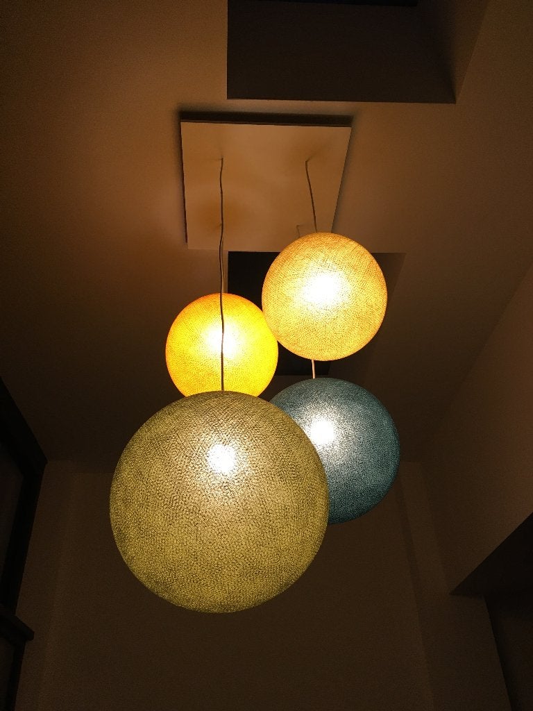 Hanglamp cotton balls lights, Ophalen, Zo goed als nieuw