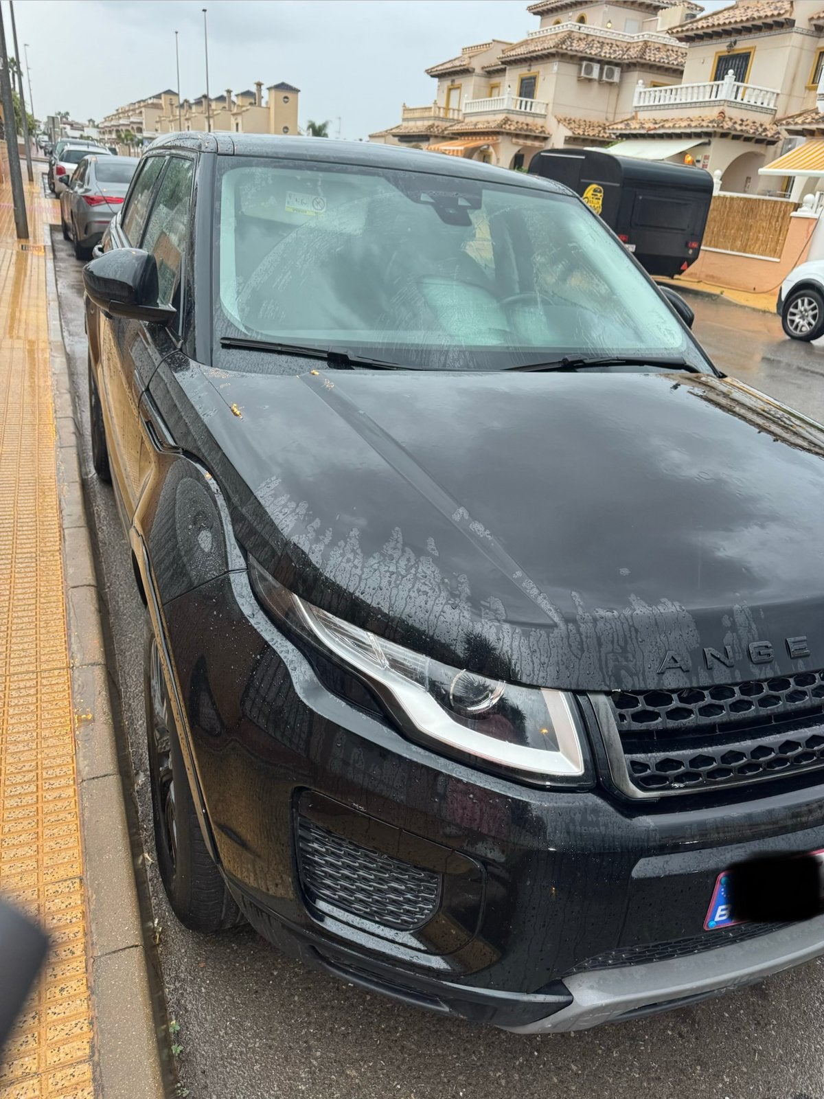Range rover Evpoque 2018 2.0 D, Automaat, Zwart, Leder en Stof, Zwart