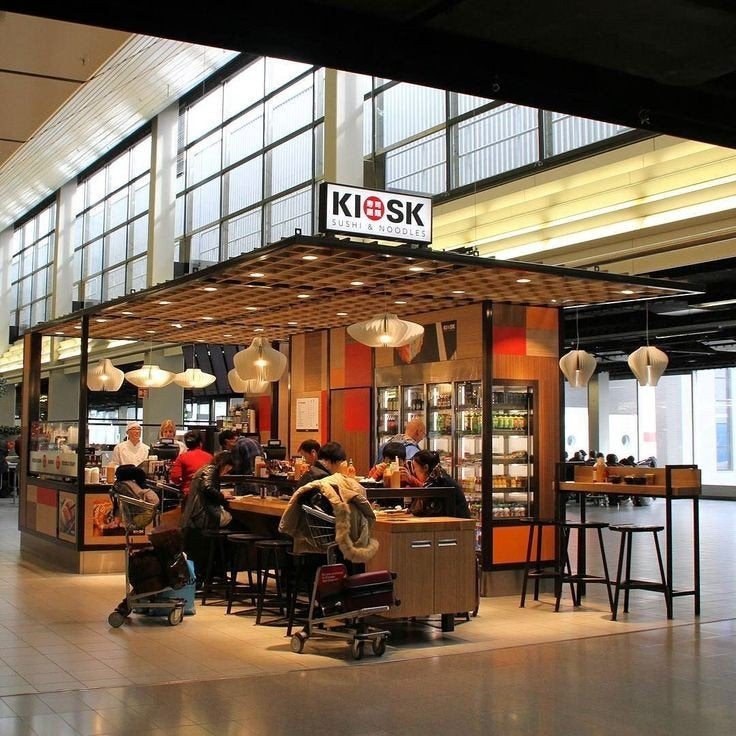 Complete Sushi & Noodles Kiosk - Klaar voor transport, Enlèvement