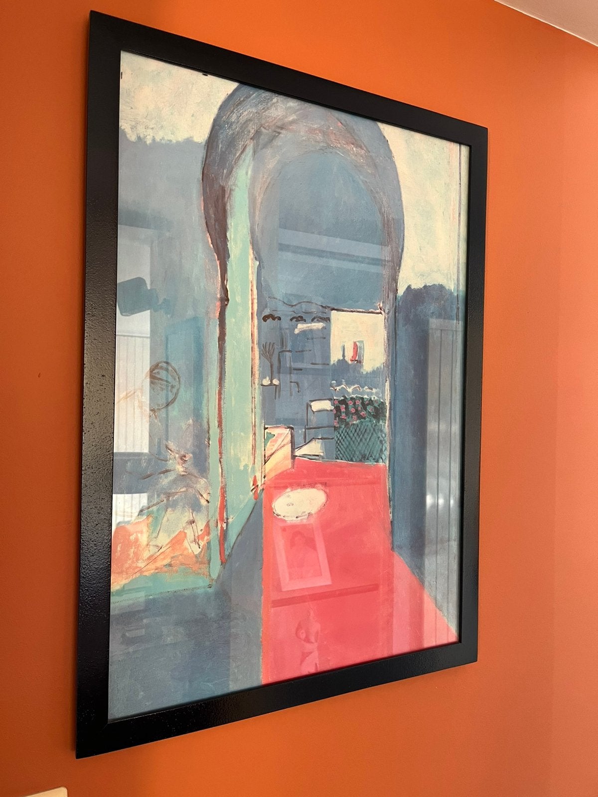 Henri Matisse (De Kasbah-poort), Antiek en Kunst, Ophalen, Overige materialen, Achter glas, Landschap