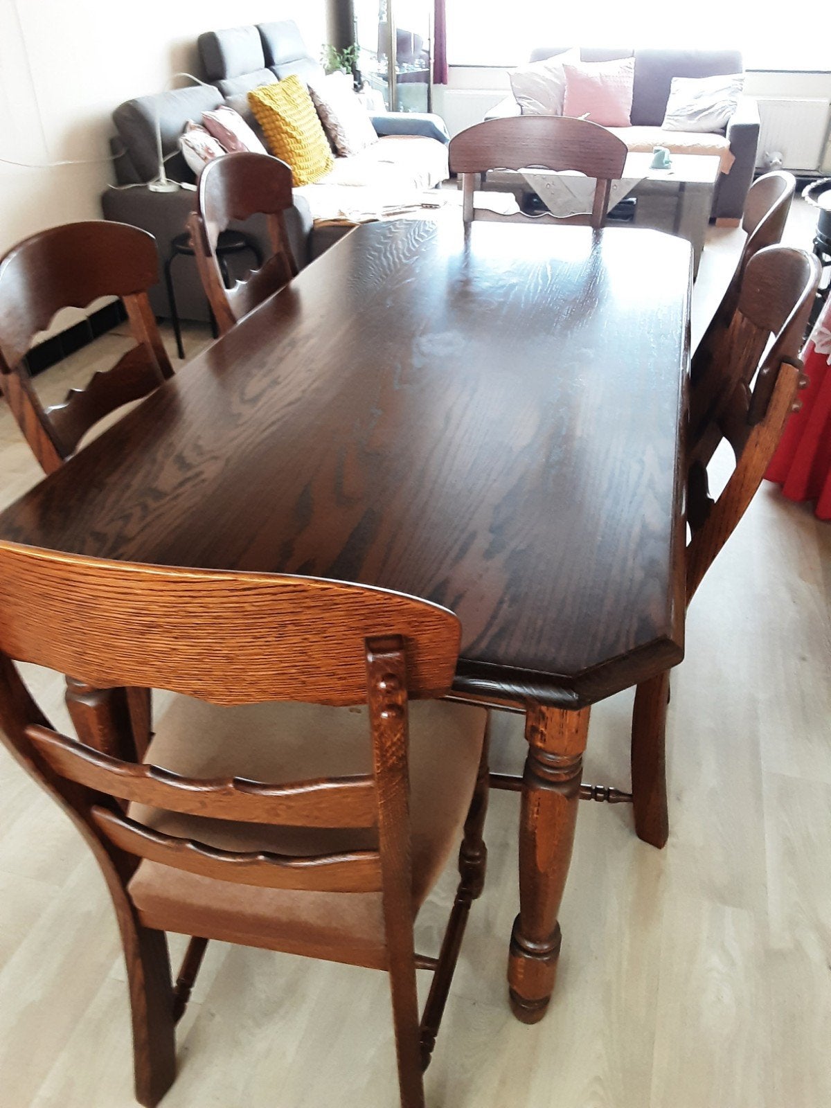 eettafel, Enlèvement