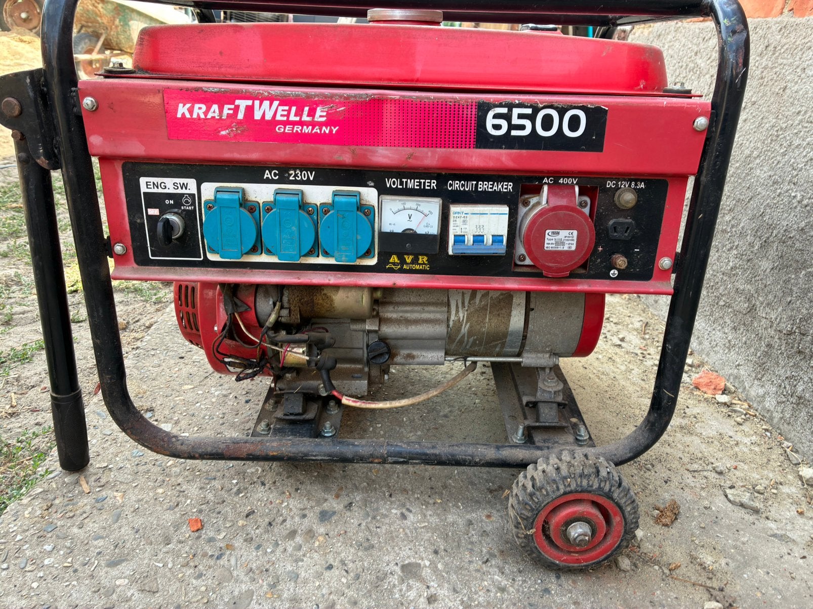 Kraftwelle benzine generator 3000W, Bricolage & Construction, Générateurs, Enlèvement, Comme neuf, Essence