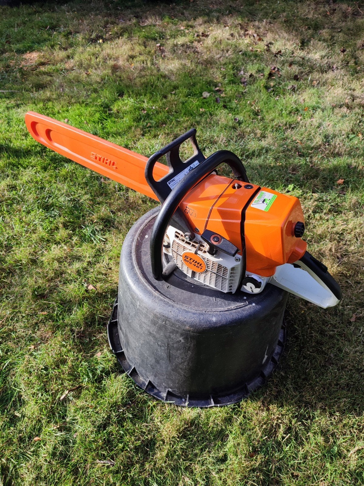 STIHL tronçonneuse pro MS 461, Jardin & Terrasse, Comme neuf, STIHL, Essence, Enlèvement