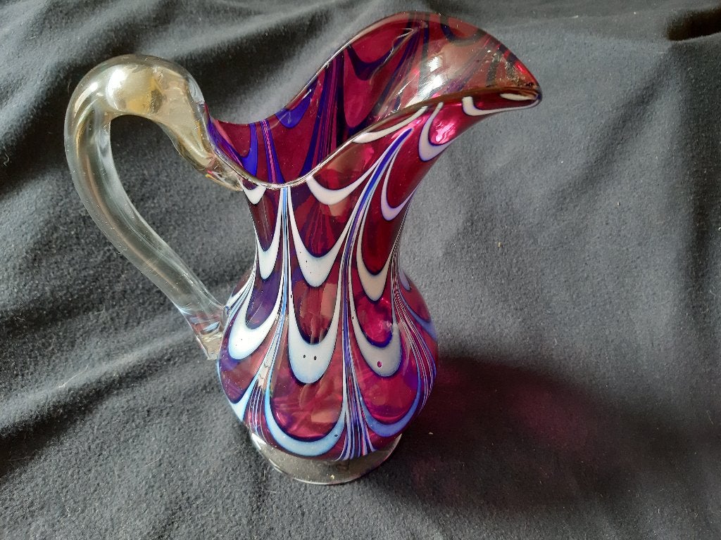 Ancien pot à eau en verre, Ophalen of Verzenden