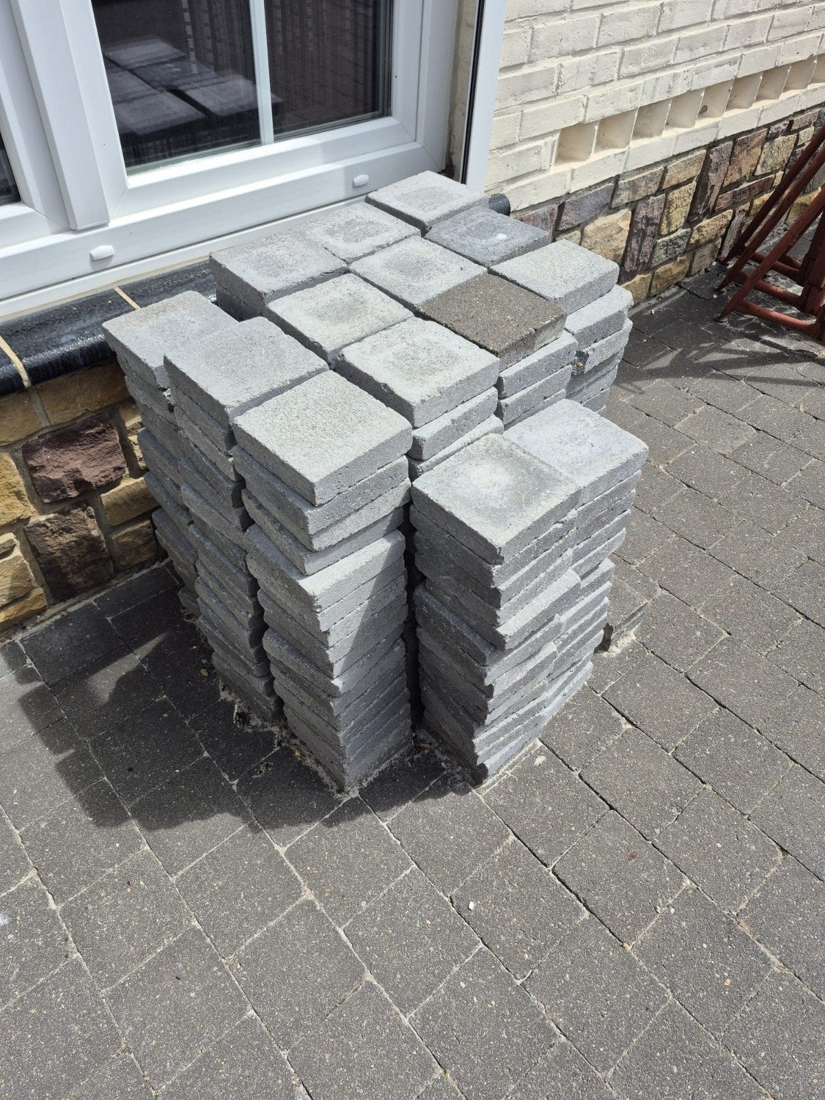 Lot de 250 pavé,  15cm/15cm 100 euro, Enlèvement