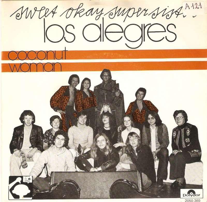 single Los Alegres - Coconut woman, Cd's en Dvd's, Vinyl Singles, Latin en Salsa, 7 inch, Single, Ophalen of Verzenden