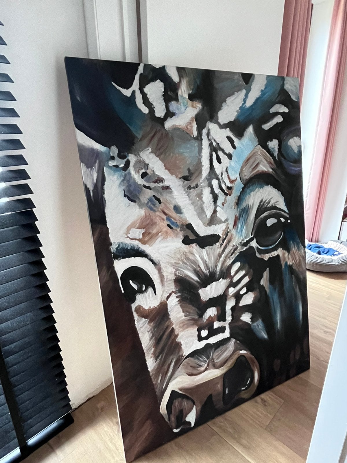 Geschilderde baalkatoen 102x147, Ophalen