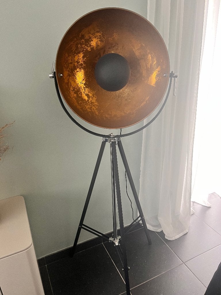 Vloerlamp Golden Sun, Enlèvement, Utilisé, Métal