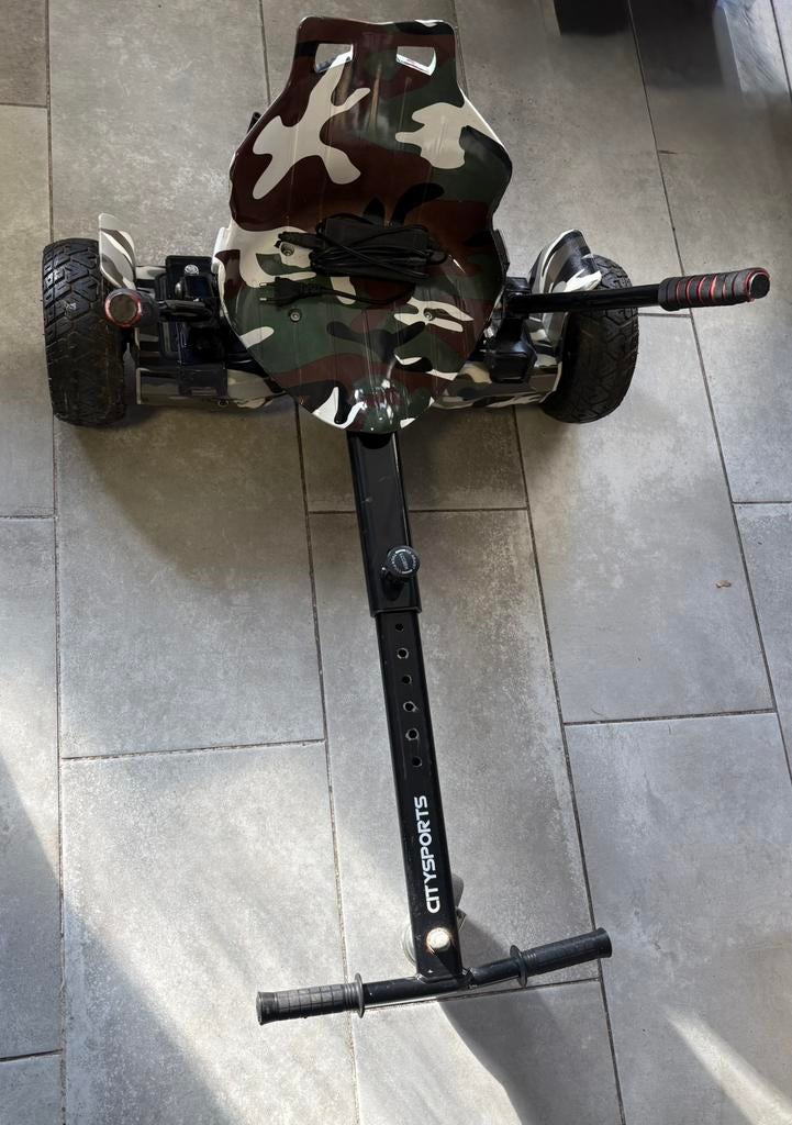 Hoverboard 8,5 pouces avec siège kart Citysports, Enlèvement, Comme neuf