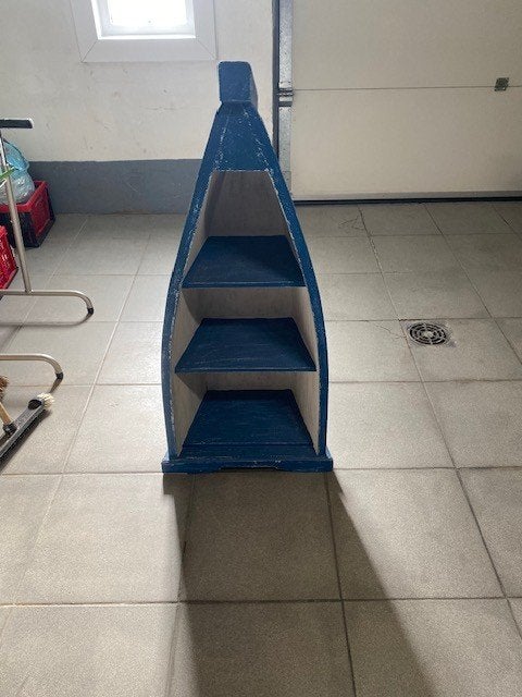 Armoire à bateau/étagère à bateau en bois, Enlèvement, Utilisé