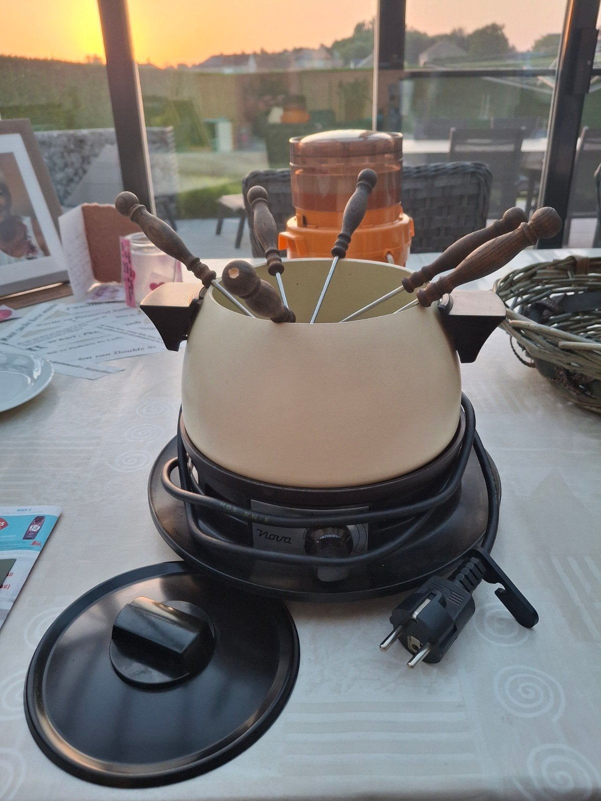 Set a fondue, Electroménager, Enlèvement