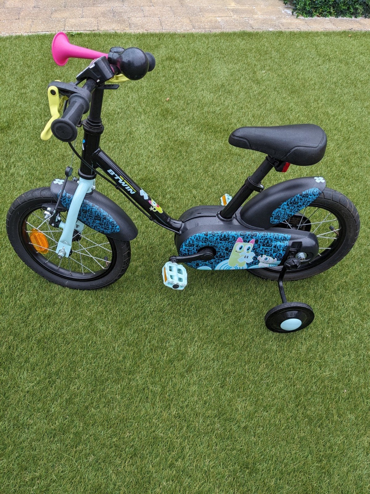 B twin kinderfiets, Ophalen, Gebruikt