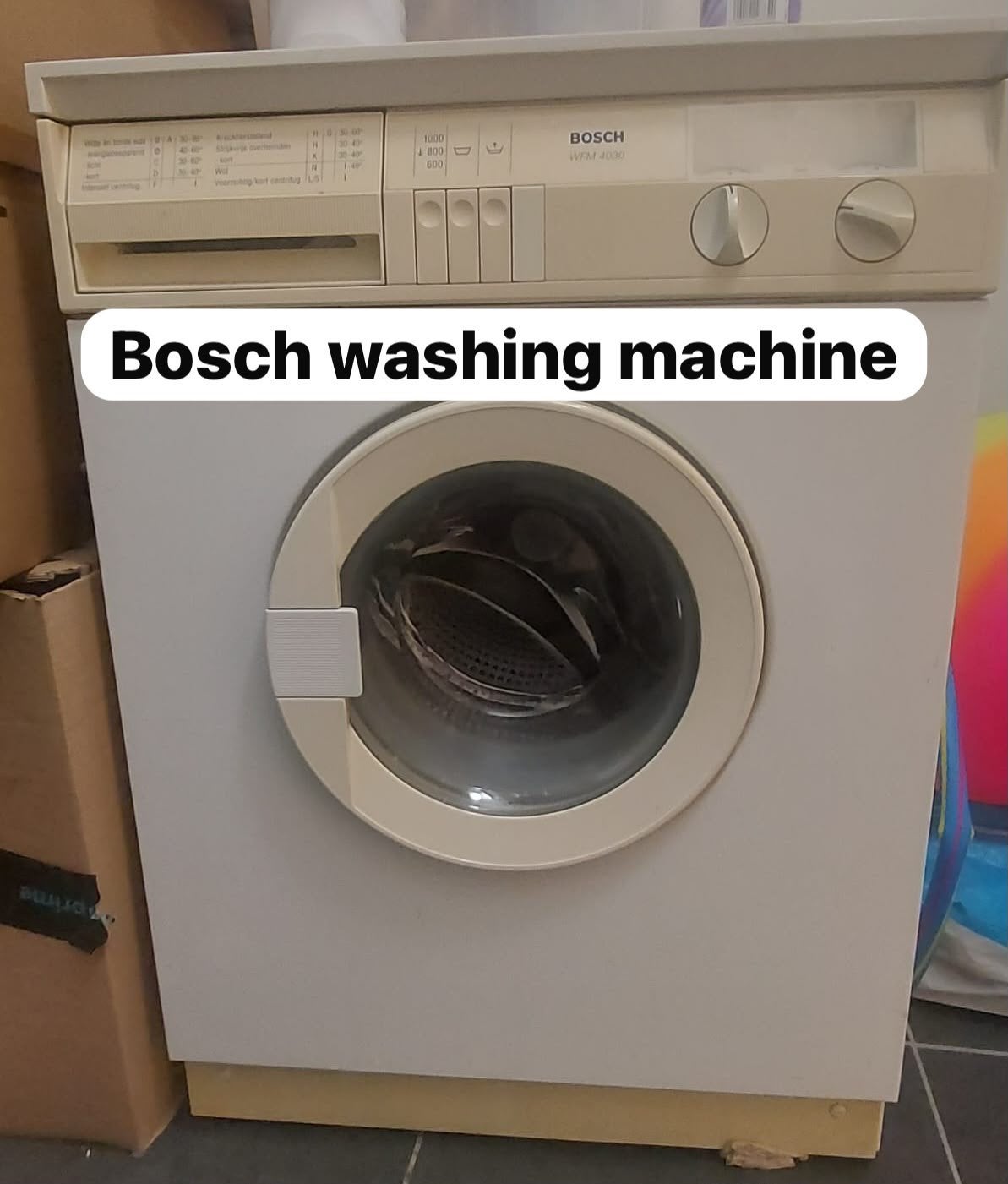 Wasmachine Bosch, Elektronische apparatuur, Wasmachines, Ophalen, Gebruikt