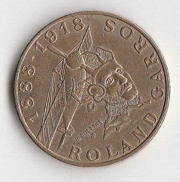 De 10 Francs Roland Garros 1988, Ophalen of Verzenden, Frankrijk, Losse munt