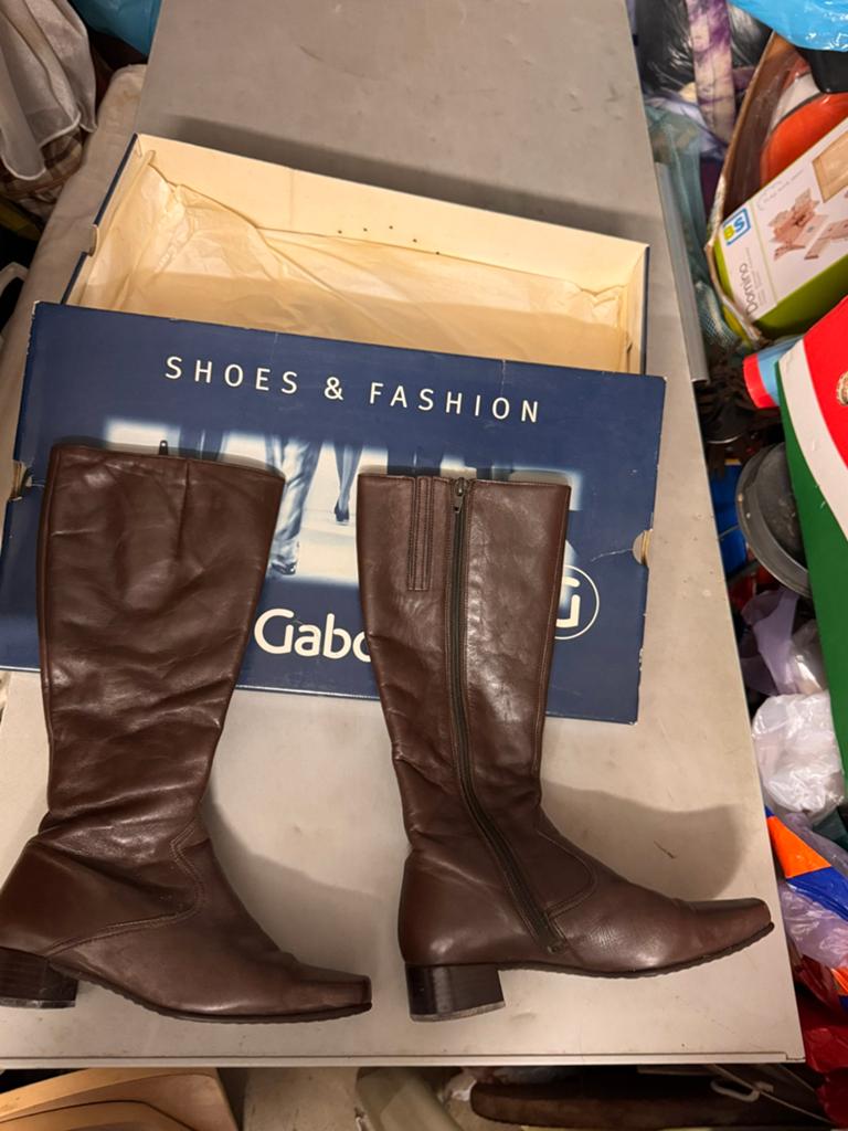 Laarzen Gabor maat 37, Kleding | Dames, Ophalen, Hoge laarzen, Bruin, Zo goed als nieuw