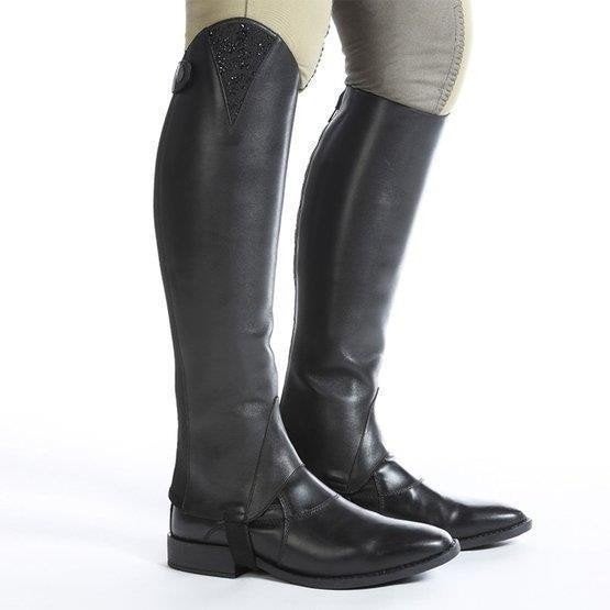 Kavelkade Chaps Leer Glitter - Alessia - Maat XS, Animaux & Accessoires, Vêtements d'équitation, Neuf, Enlèvement ou Envoi, Noir