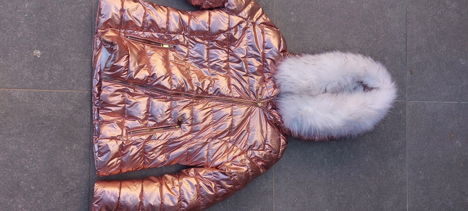 puffer jas, Maat 42/44 (L), Ophalen of Verzenden, Zo goed als nieuw, Fly