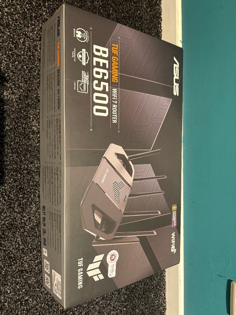 ASUS TUF Gaming BE6500 – WiFi 7 Gaming Router – 6500 Mbps, Informatique & Logiciels, Enlèvement, Comme neuf, Routeur, ASUS