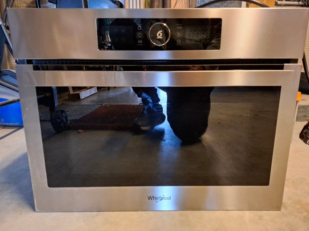Whirlpool combi inbouw microgolfoven, Elektronische apparatuur, Ophalen, Gebruikt, Microgolfoven, Inbouw