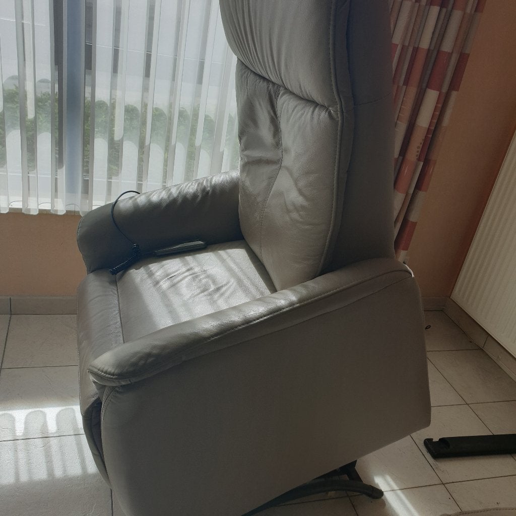 sta-op relax zetel, Huis en Inrichting, Ophalen, Zo goed als nieuw, Leer