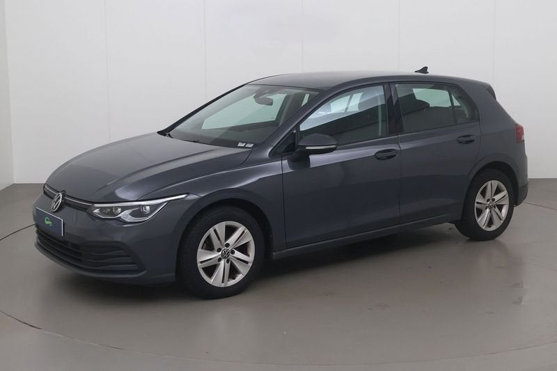 Volkswagen Golf VIII TSI life OPF 130, Auto's, 4 cilinders, Overige bekleding, 5 deurs, Zilver of Grijs