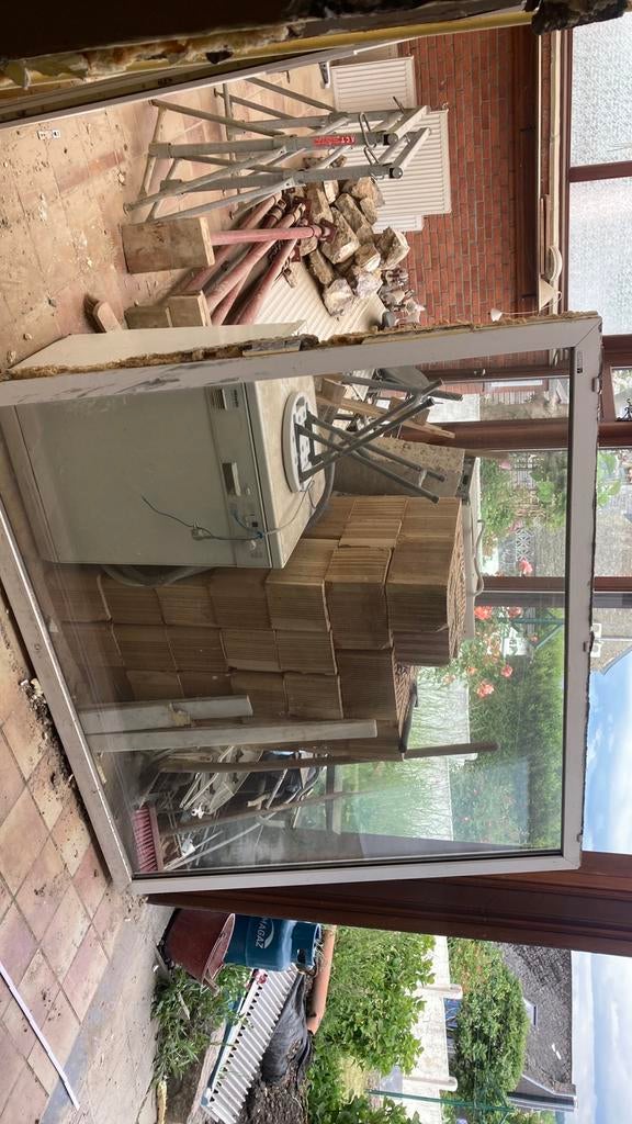 Châssis fixe, Enlèvement, Utilisé, Fenêtre de façade ou Vitre, Double vitrage