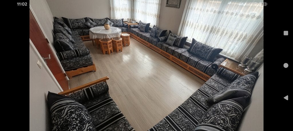 Salon marocain, Maison & Meubles, Canapés | Coins salons complets, Utilisé, Enlèvement