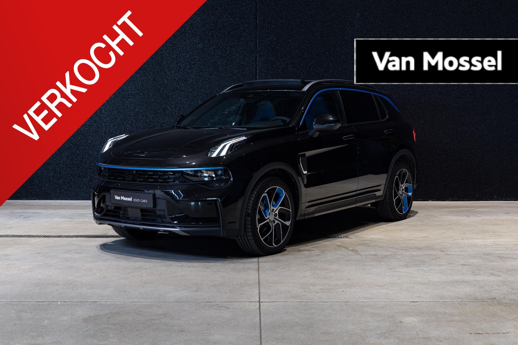 Lynk & Co 01 1.5 192kW PHEV OBC6.6, Auto's, Lynk & Co, Stof, Euro 6, 192 kW, Zwart