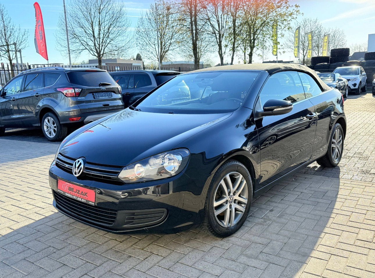 Volkswagen golf 6 cabrio 1.6tdi 1j garantie, Auto's, Volkswagen, Euro 5, Cabriolet, Bedrijf, Handgeschakeld