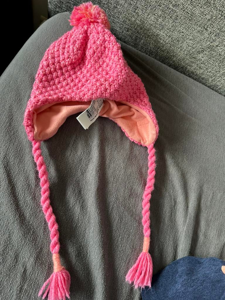 Warme muts, Meisje, Ophalen of Verzenden, Zo goed als nieuw, 104 of kleiner