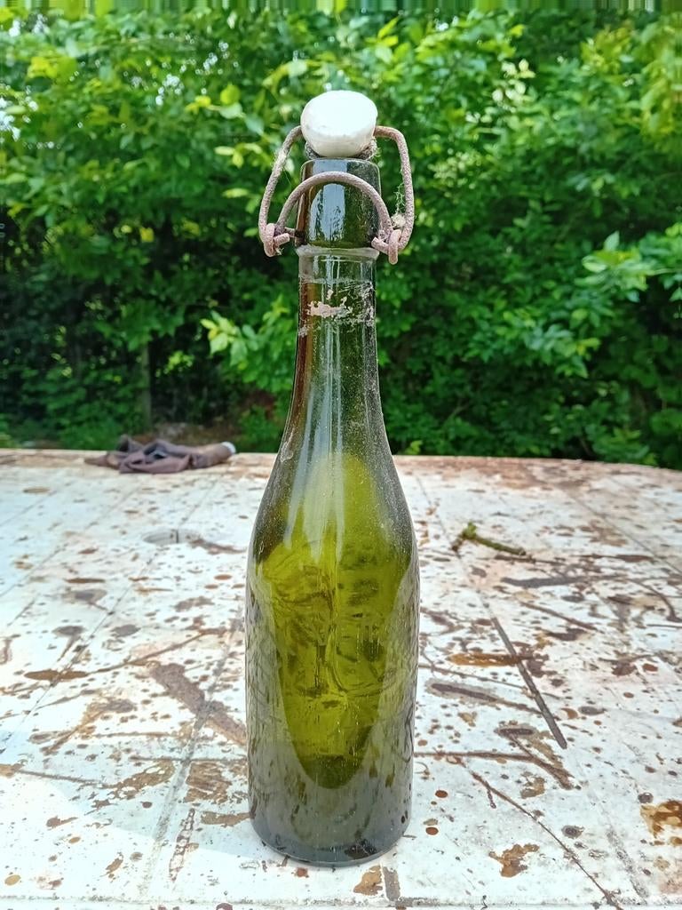 Oude vintage bierfles Pieter  Versnoeyen Ledeberg Gent, Ophalen of Verzenden