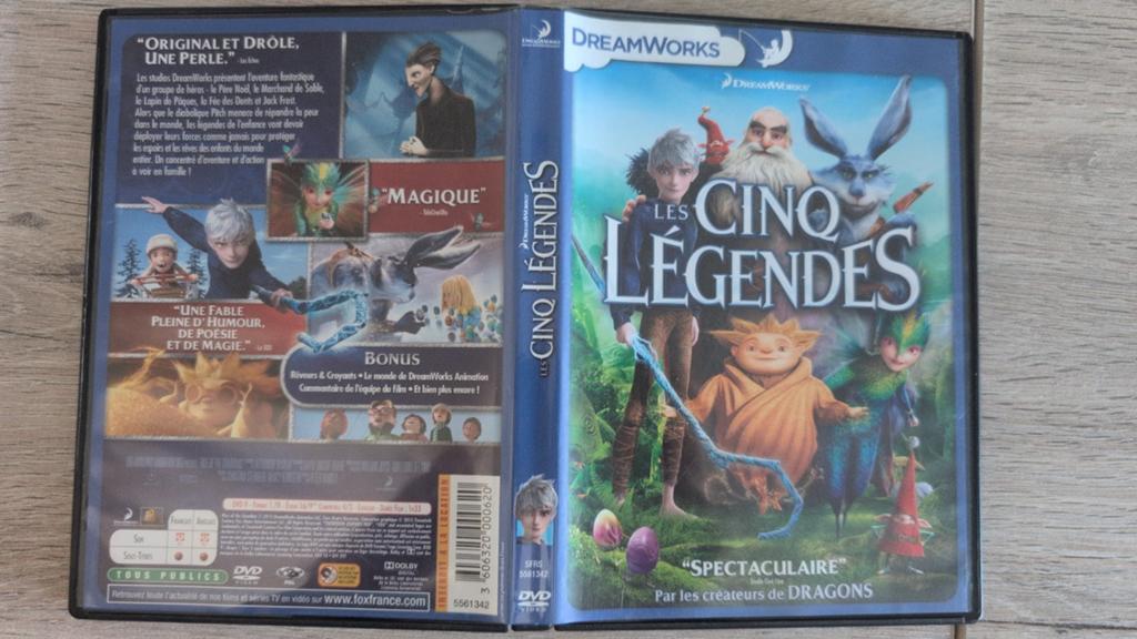 De vijf legendes - DreamWorks - DVD, Cd's en Dvd's, Alle leeftijden, Ophalen of Verzenden, Zo goed als nieuw