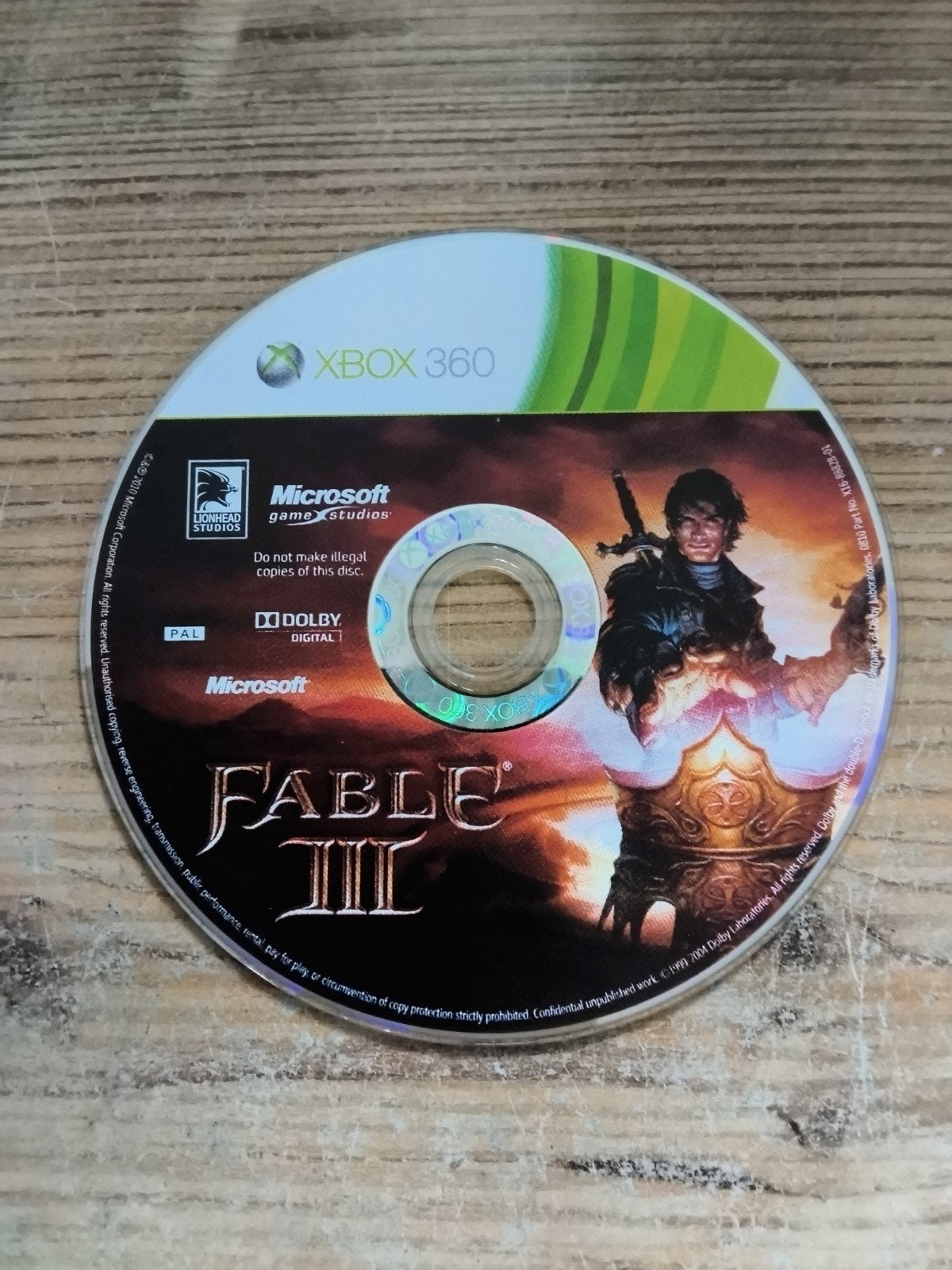 Fable III losse disc - Xbox 360, 1 speler, Ophalen of Verzenden, Zo goed als nieuw, Role Playing Game (Rpg)