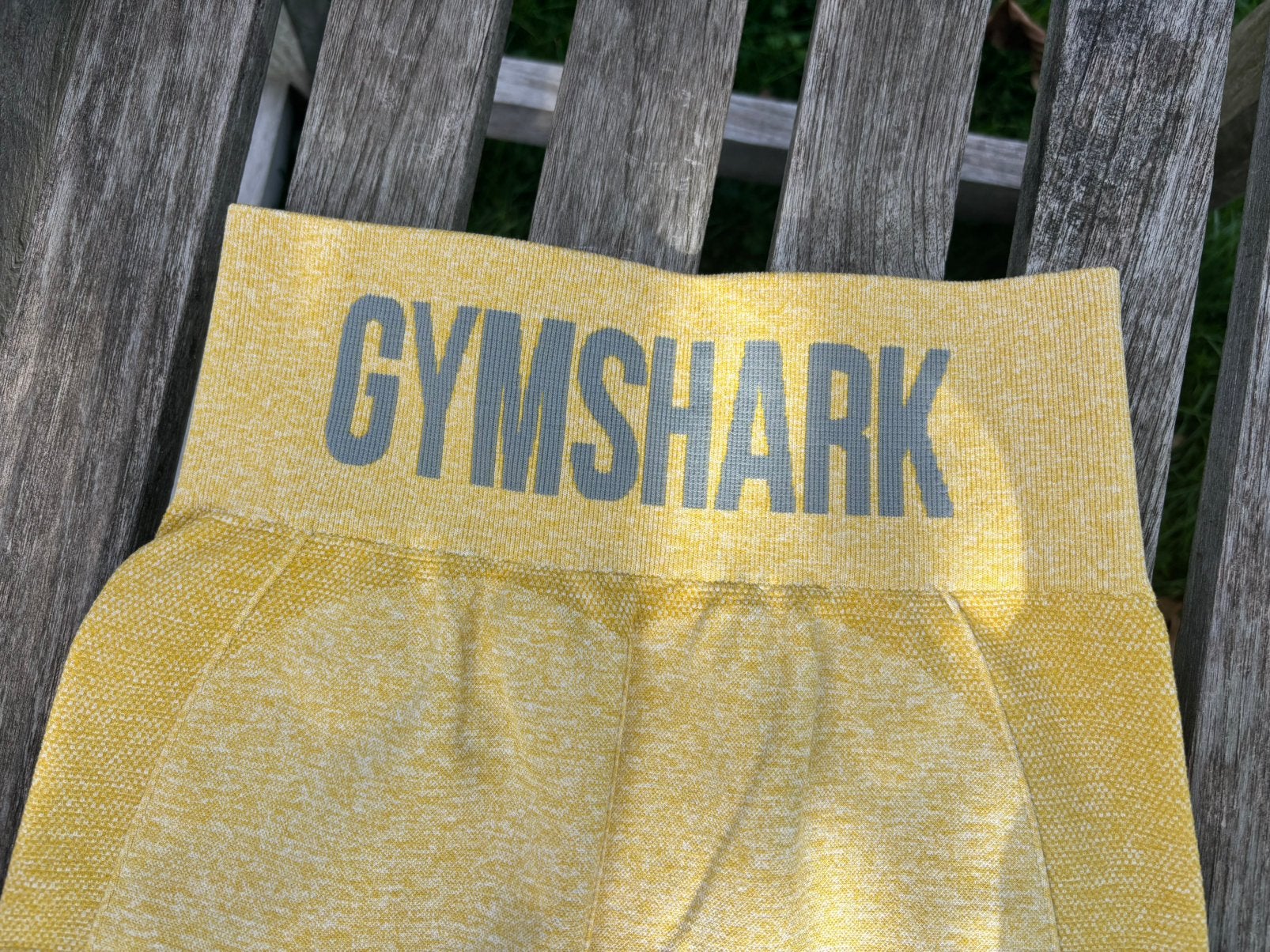 Legging Gymshark geel (in perfecte staat!), Kleding | Dames, Ophalen of Verzenden, Zo goed als nieuw, Geel