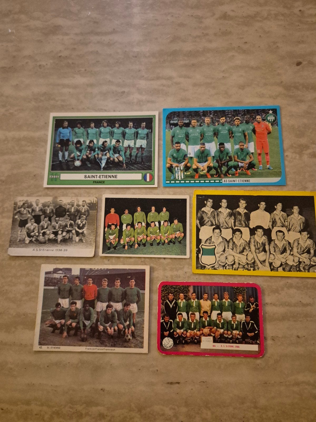 cartes chromos  de St Étienne football, Enlèvement ou Envoi