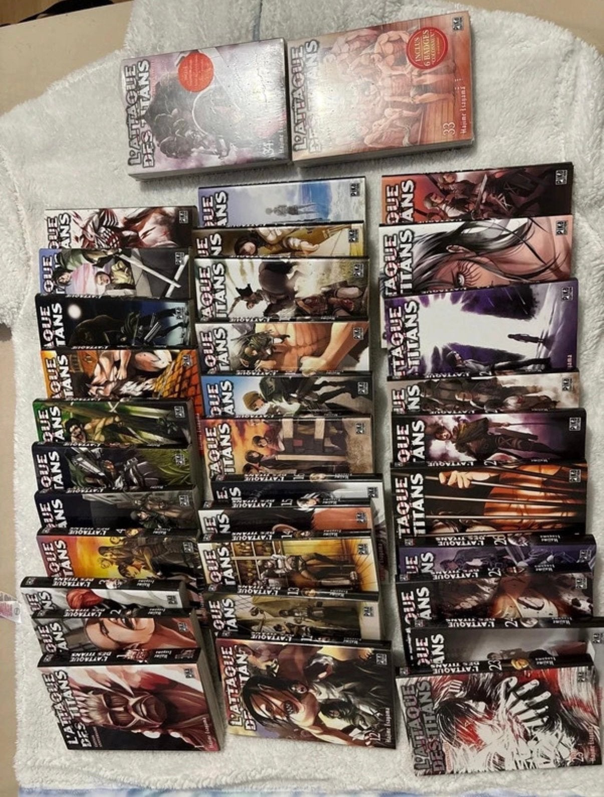 Integrale manga attaque des titans, Enlèvement, Comme neuf