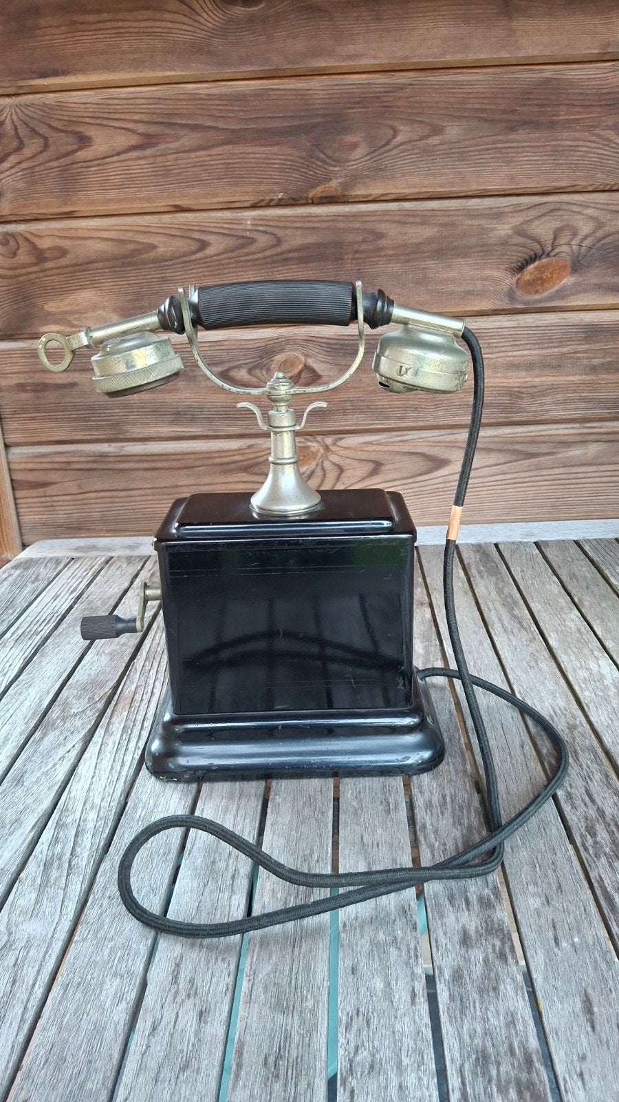 antieke telefoon volledig intact, Ophalen