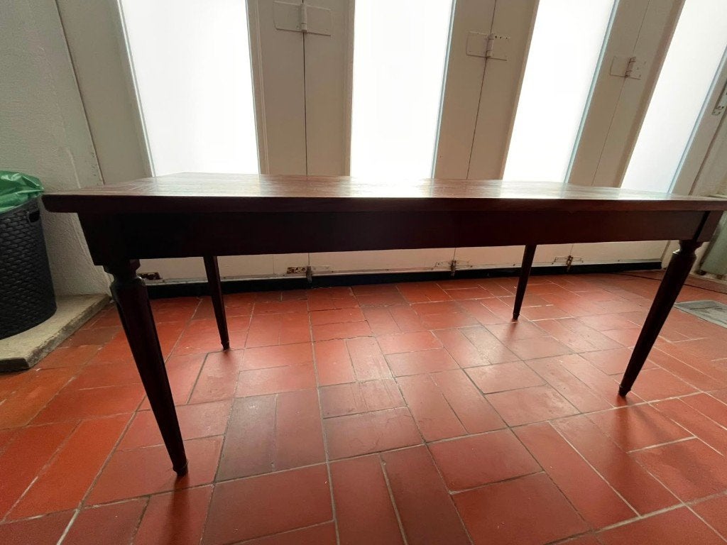 Houten salontafel 112×49×50 cm – ideaal opknapproject, Huis en Inrichting, Tafels | Salontafels, Ophalen, Minder dan 50 cm, Gebruikt