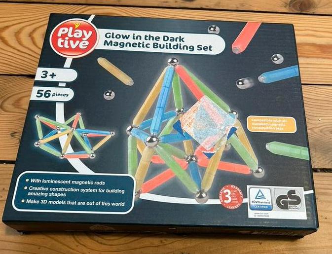 Magnetische bouwset Glow in the dark, Ophalen, Nieuw