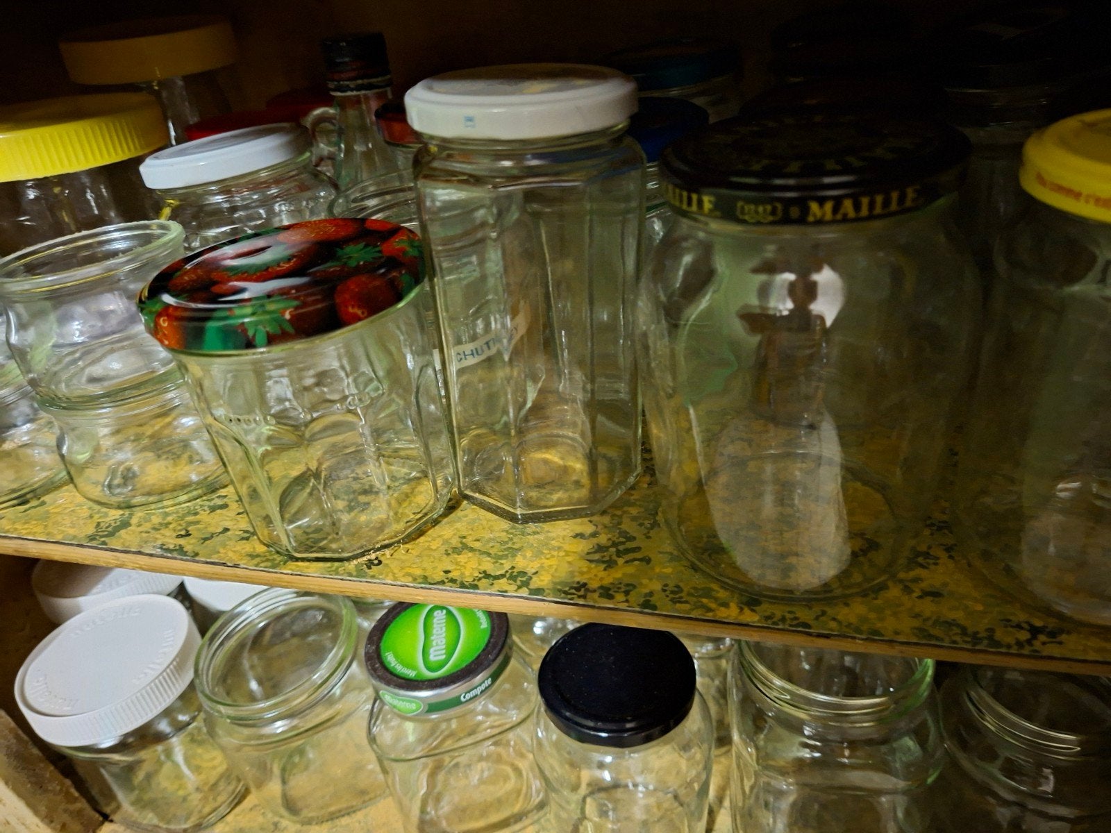 bocaux en verre, Pot de stockage, Enlèvement ou Envoi, Utilisé, Verre