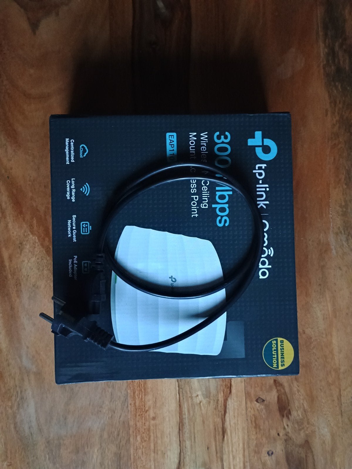 Wifi Access Point TP-Link Omada EAP110 + lang netsnoer, Computers en Software, Ophalen