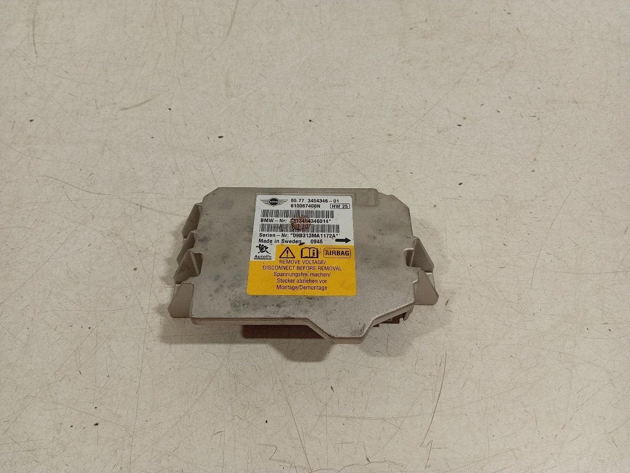 Airbag module Mini Mini, Autos : Pièces & Accessoires, Onderdelen@venauto.nl, Van der Ven Autorecycling B.V., Ettenseweg 76, 4706 PB Roosendaal, The Netherlands