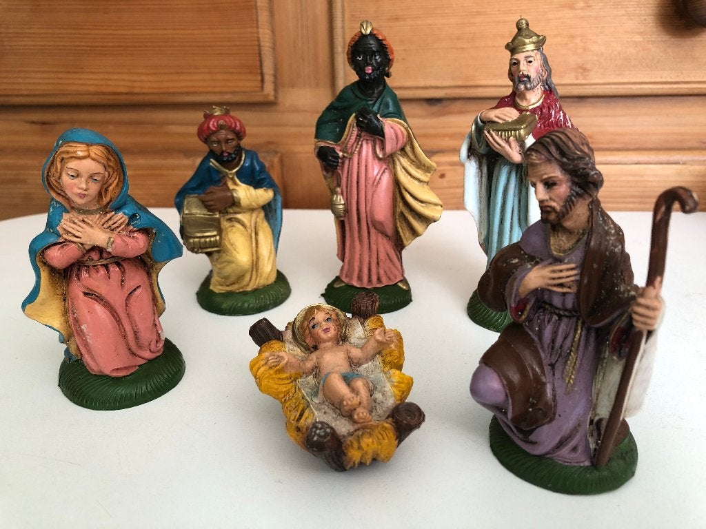 Kerststal beelden, Ophalen, Gebruikt, Religie