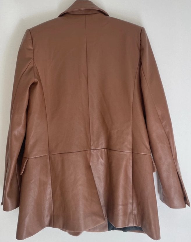 Blaze en cuir marron, Vêtements | Femmes, Vestes & Costumes, Taille 38/40 (M), Enlèvement ou Envoi, Comme neuf, Brun