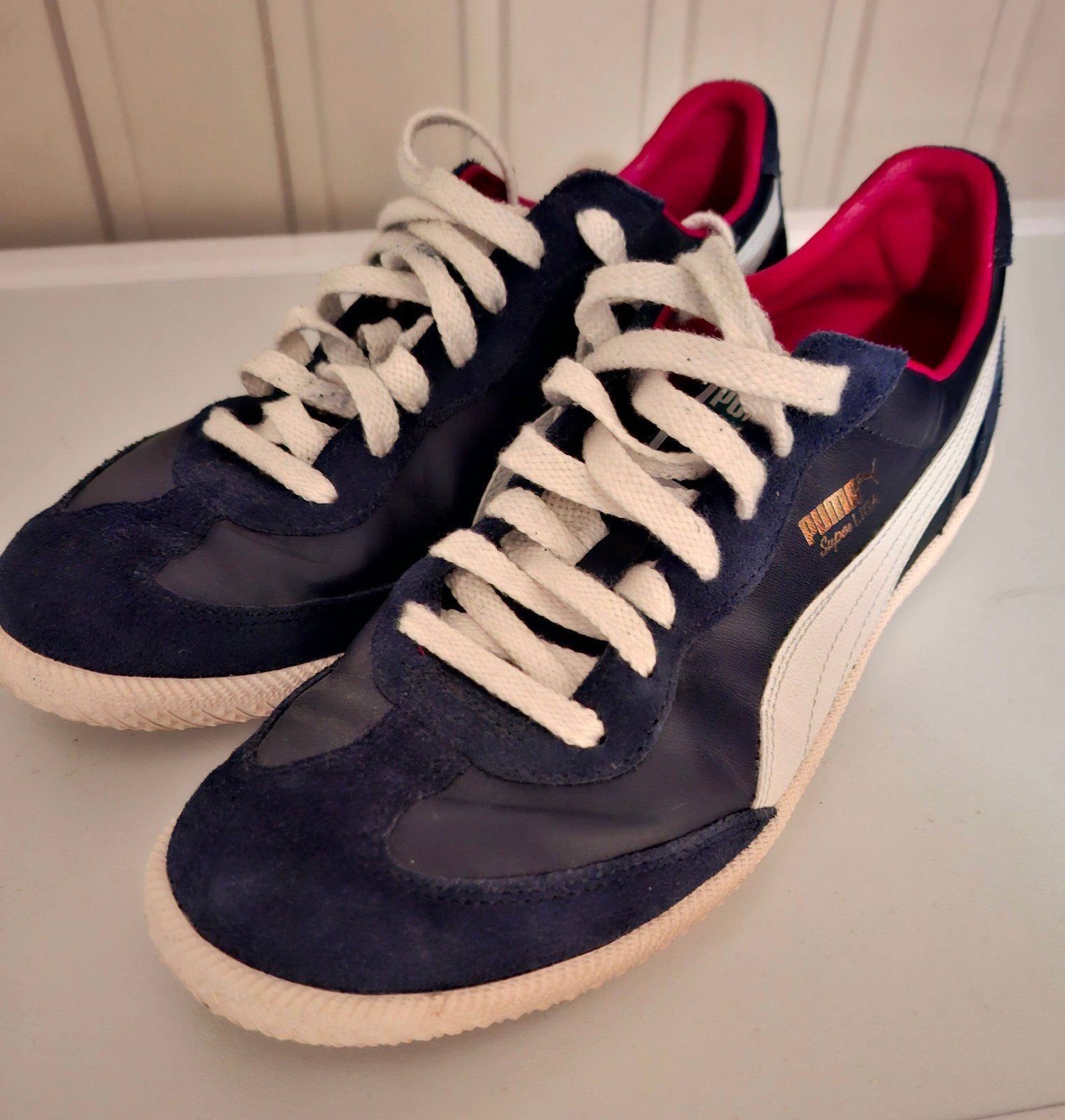 "Puma" sneakers maat 44, Vêtements | Hommes, Chaussures, Puma, Comme neuf, Enlèvement, Bleu