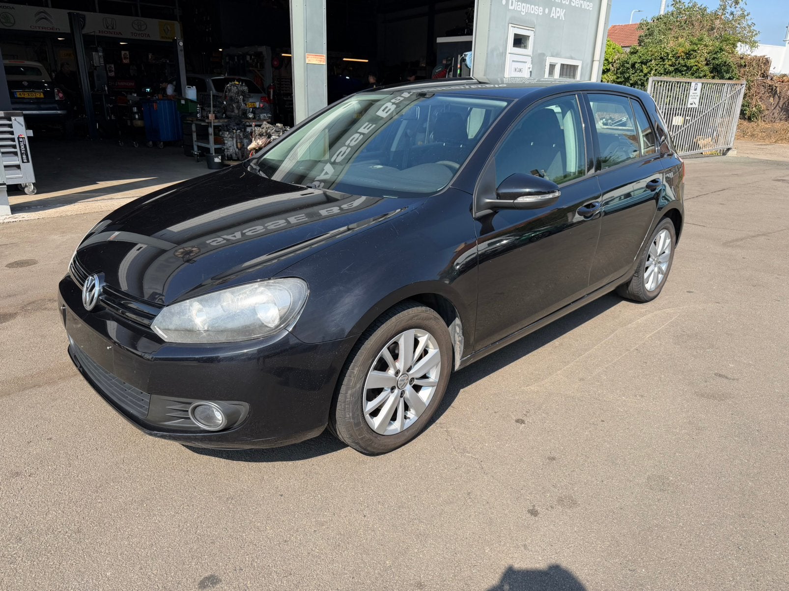 Volkswagen Golf 6 1.4i Benzine Airco 5 deurs, Voorwielaandrijving, Euro 5, Stof, Zwart