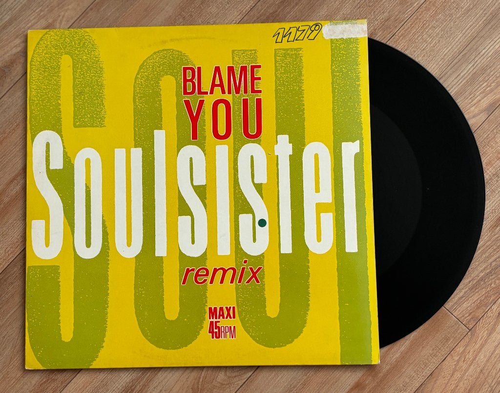 Leyers Michiels Soulsister Maxi vinyl Blame you (BELPOP), Cd's en Dvd's, Ophalen of Verzenden